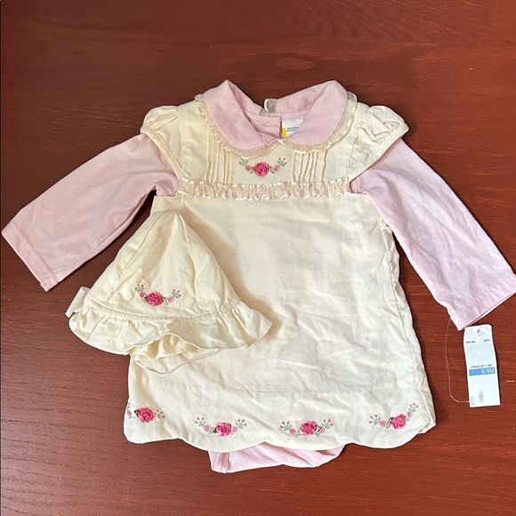Charming Pink and Cream Kids Matching Set - Picture 1 of 12